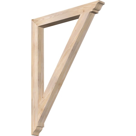 Ekena Millwork Traditional Traditional Smooth Bracket, Douglas Fir, 3 1/2"W x 34"D x 46"H BKT04X34X46TRA01SDF